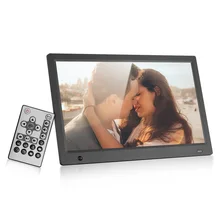 15,6 дюймов широкоформатная цифровая фоторамка Поддержка календаря часы установка времени инфракрасная индукция MP3 с пультом дистанционного управления