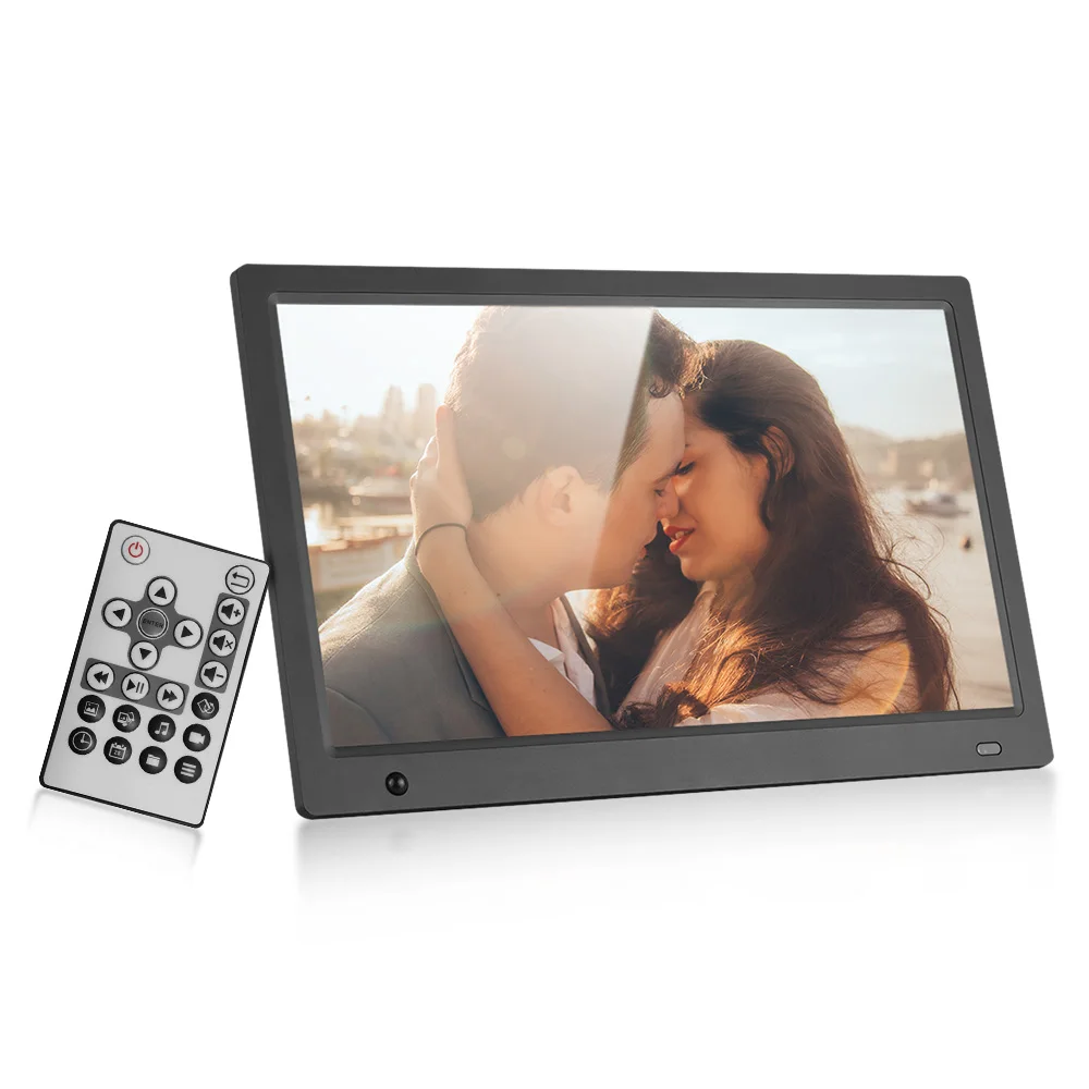 

15.6 Inch Widescreen Digital Photo Picture Frame Support Calendar Clock Time Setting Infrared Induction MP3 with Remote Control