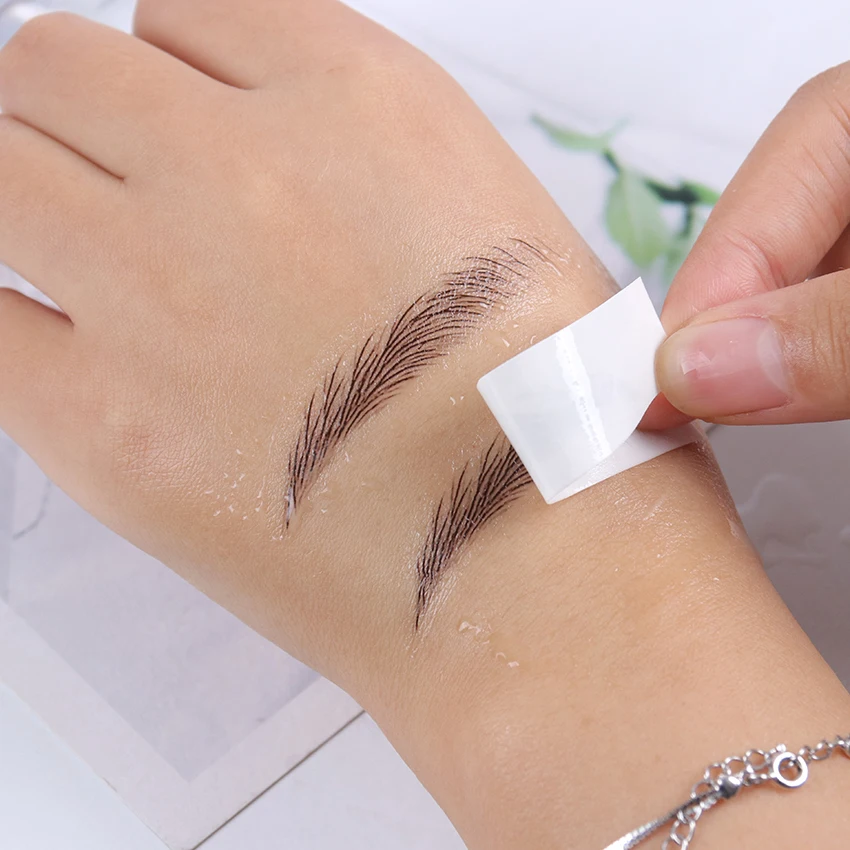 Eyebrows Makeup Lamination Beauty-Supplies Waterproof Fake 1-Sheet Long-Lasting Natural
