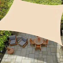 Oxford cloth waterproof and UV-proof shade sail, four-corner awning, sail canopy, suitable for backyard garden carport
