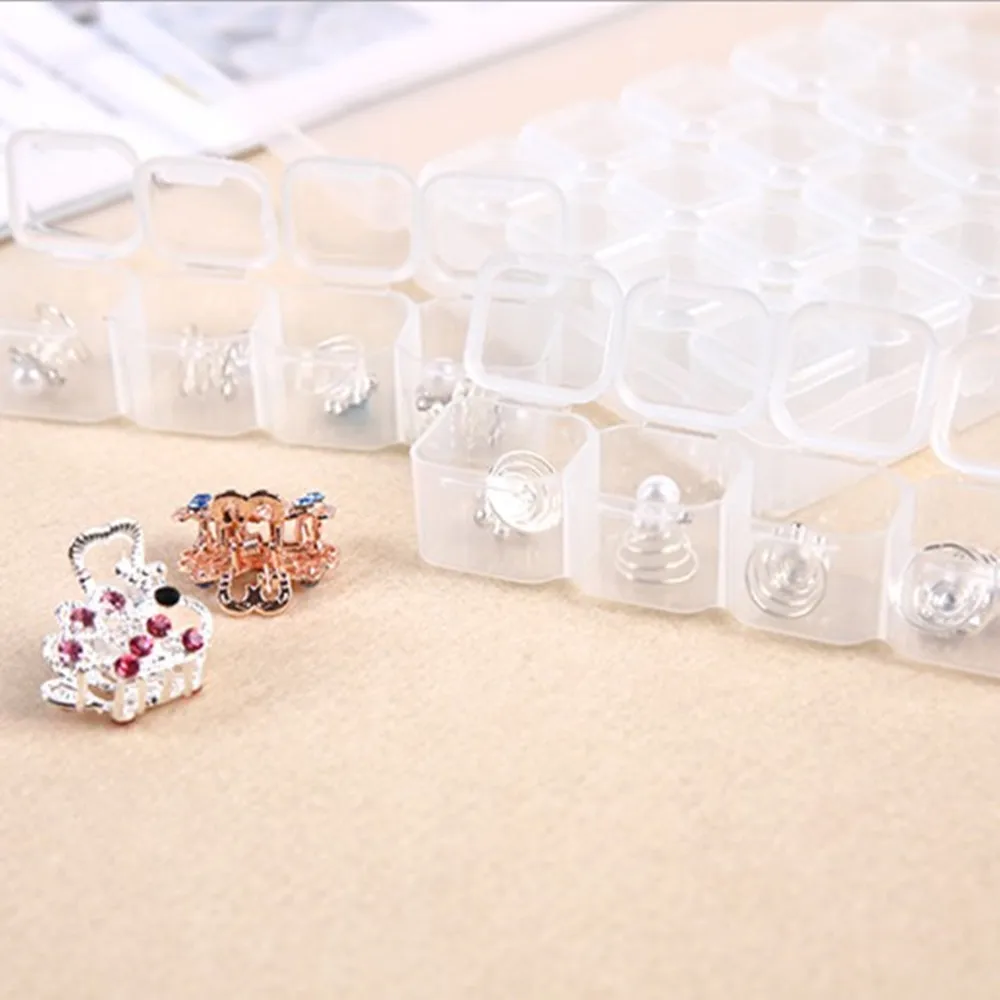 

4 Multiuse Carring Box Lattices Embroidery Accessories Diamond Painting Boxes Cross Stitch Cases Storage Organizer Home Storage