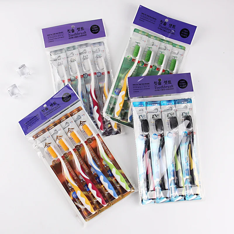 

Export South Korea Si Cheng Adult Ultra-Fine Soft Bristle Cleaning Gum Shield Bamboo Charcoal Soft Bristle Toothbrush Anti-slip