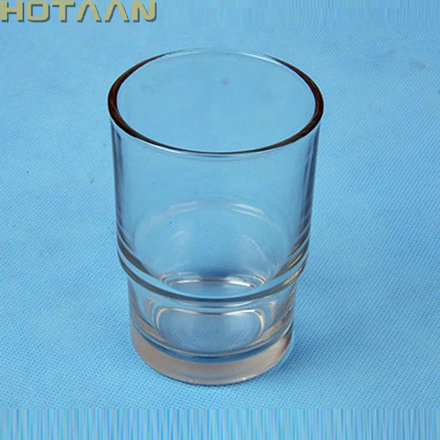  Vaso para cepillo de dientes, 2 vasos de cristal para cepillo  de dientes, soporte para cepillo de dientes montado en la pared, vaso de  enjuague bucal para accesorios de baño (esmerilado) 