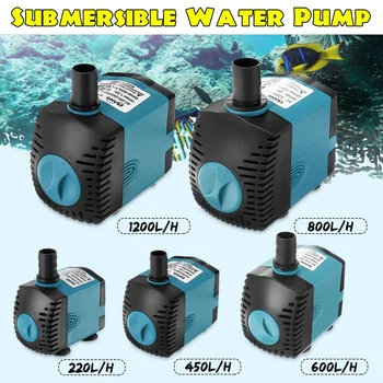 

3/6/10/15/25W Ultra-Quiet Submersible Water Fountain Pump Filter Fish Pond Aquarium Water Pump Tank Fountain