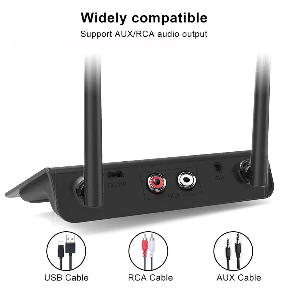 2 в 1 80 м Диапазон Bluetooth 5 0 приемник передатчик CSR Aptx аудио адаптер 3 мм TX RX RCA