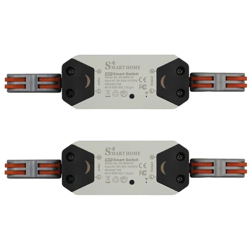 2 PCs DIY WiFi умный Светильник Универсальный таймер выключателя беспроводной пульт дистанционного управления работает с Alexa Google Home умный дом - Цвет: 2 PCs