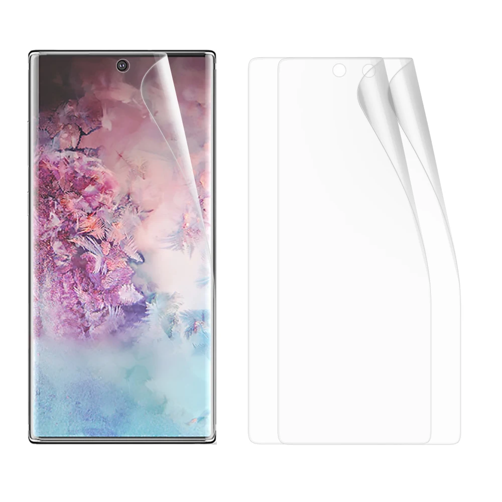 Гидрогелевая пленка 3 шт. Защитная для экрана Samsung Galaxy Note10 + Note20 ударопрочная
