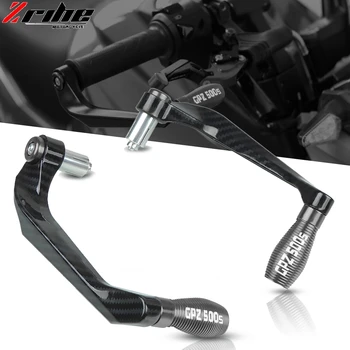 

For Kawasaki GPZ500S/EX500R NINJA 1990-2009 2008 2007 Motorcycle Universal Handlebar Grips Brake Clutch Levers Guard Protector