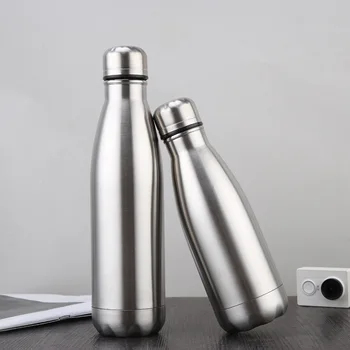 

1Pc Large-Capacity Stainless Steel Thermos Multi-Function Outdoor Travel Water Bottle Milk Coffee Thermos Leak-Proof Fall-Proof
