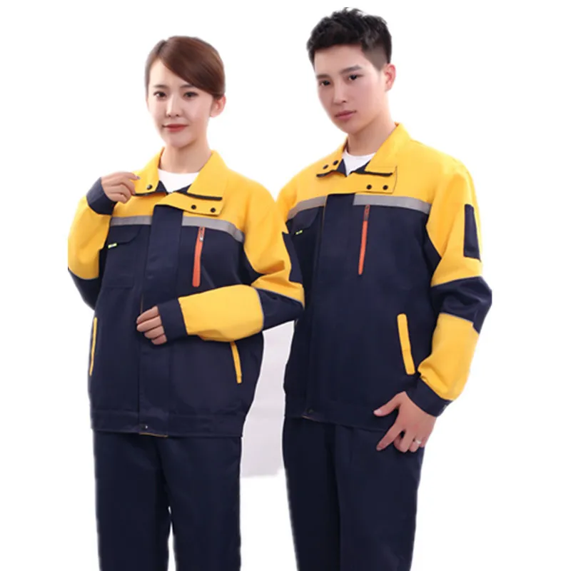  Worker clothing workwear clothes set men women workmen Factory uniform Wear-resistant Repairman Aut