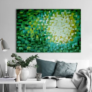 

Arthyx Picture Handpainted Thick Palette Knife Abstract Oil Painting On Canvas Modern Pop Art Wall Paintings For Room Home Decor