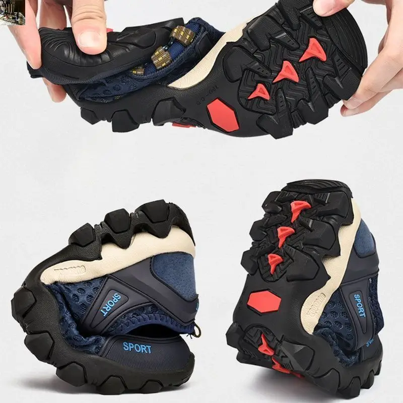 Man Mountaineering Shoes Men Comfortable Breathable Hard Sole Walking Sneakers Non-slip Tenis masculino Zapatillas Hombre