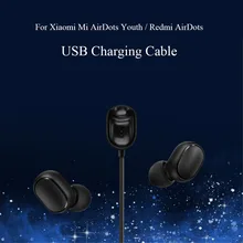 USB кабель для быстрой зарядки, зарядное устройство для наушников, для Xiaomi mi, AirDots, Bluetooth, беспроводные наушники, линия для зарядки, Youth Red mi AirDots