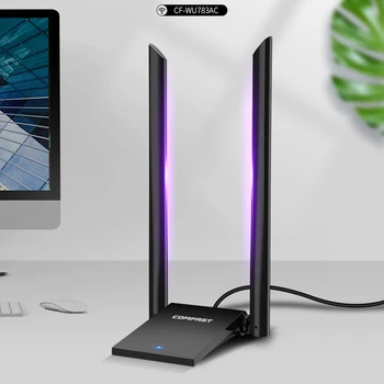 

COMFAST 1900M 2.4+5.8G USB WiFi Network Card 2 Antennas Wireless Adapter