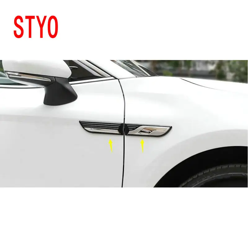 

STYO For TOYOTA1 CAMRY Camry 2018 ABS Side Wing Fender Door Emblem Badge Sticker Trim