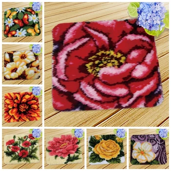 

Latch Hook Kits Diy Latch Hook Cushion Birthday Present Pastoral Smyrna Knooppakket Do It Yourself Needlework Mat Kit Almofadas