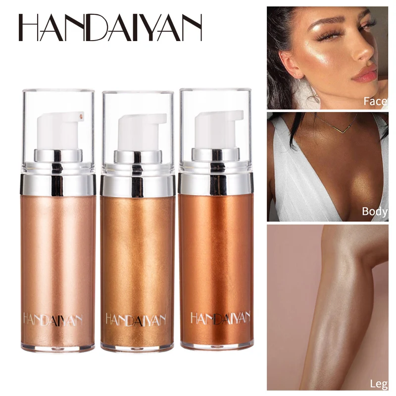 Боди Хайлайтер для лица бронзаторы палитра Набор румян макияжа Контур мерцающая