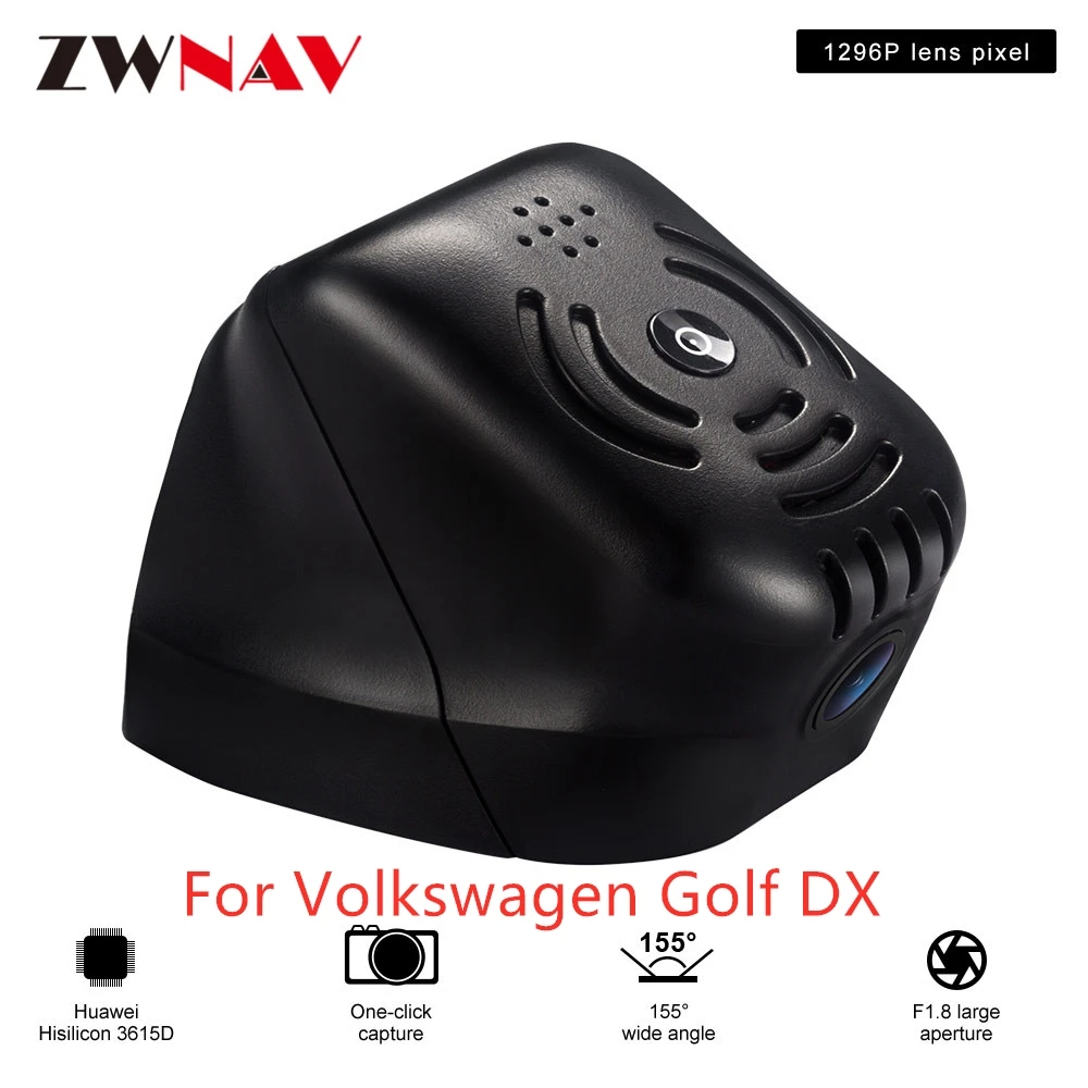 Скрытый видеорегистратор HD для Volkswagen Golf DX DVR Автомобильная Передняя камера WIfi |