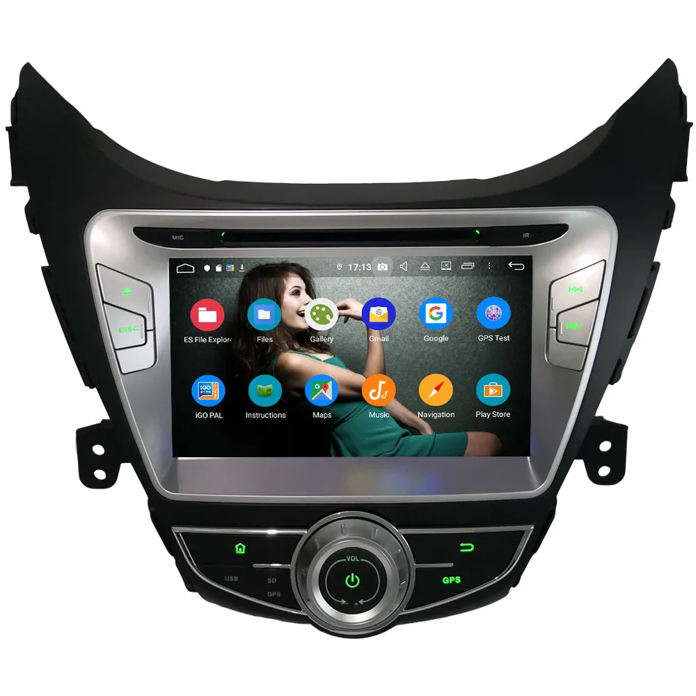 Top Klyde IPS 4G Android 9 Octa Core 4GB RAM 64GB ROM DSP Car DVD Multimedia Player Stereo For Hyundai Avante Elantra I35 2010-2013 2
