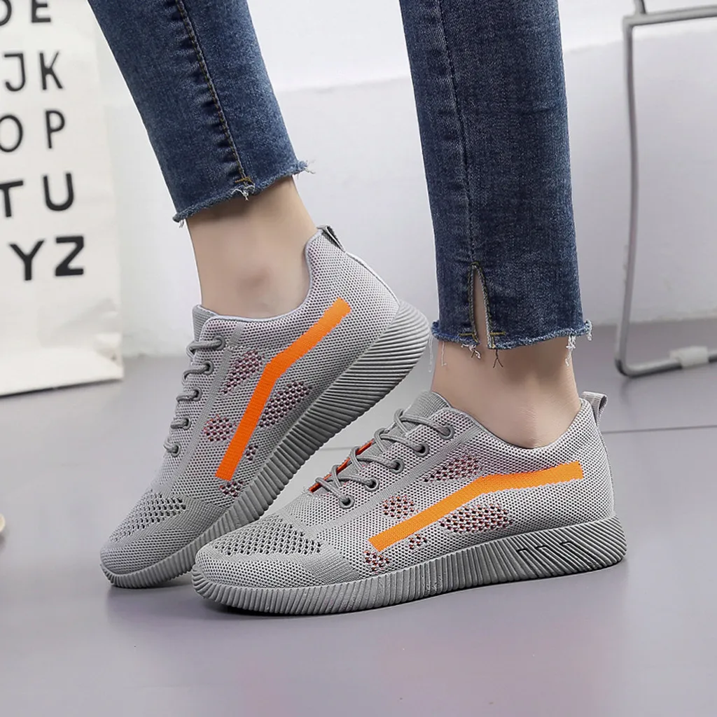 SAGACE Baideng ультра легкий para Mujer транспарантный zapatos deportivos Mujer Zapatos entrenamiento suela suave Mujer rosa gris