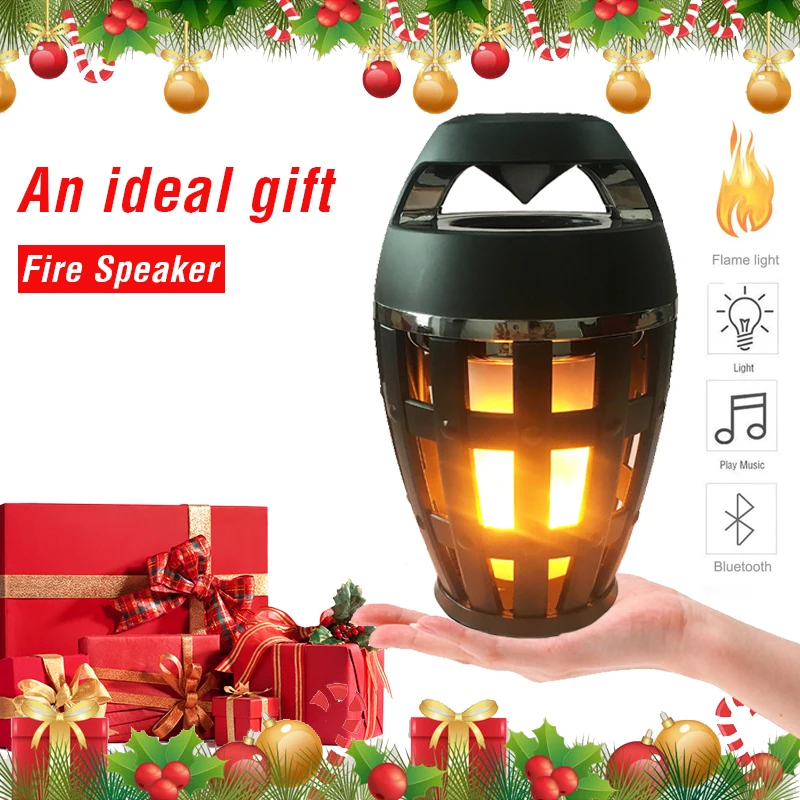 Портативный Bluetooth-динамик с подсветкой объемный беспроводной громкий