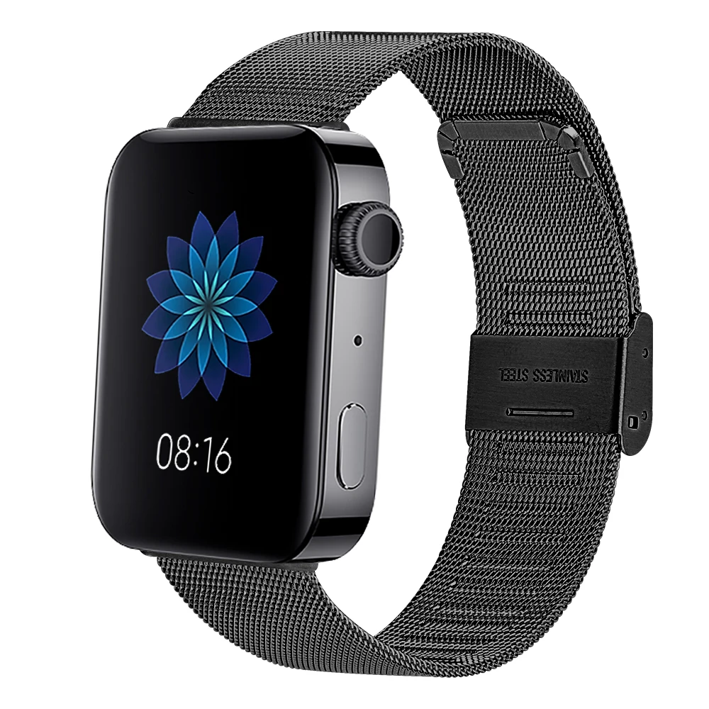 

Metal Alloy Strap For Xiaomi Mi Smart Watchbands Stainless Steel Watch Strap Replacement Bracelet For Xiaomi Mi Band