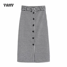 Новая женская зимняя юбка миди с завышенной талией и поясом, прямая юбка zora vicky, женская, шикарная, тонкая юбка, юбка для офиса