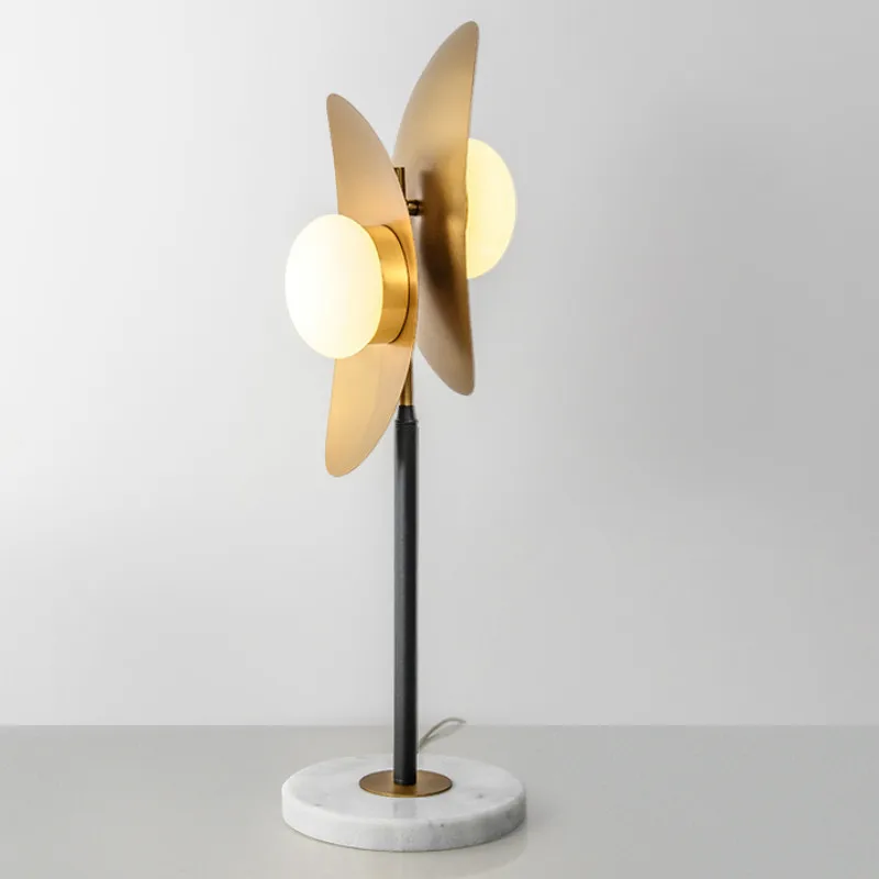 

American light luxury desk lamp living room creative art bedroom bedside study designer model room table lamp LB031603