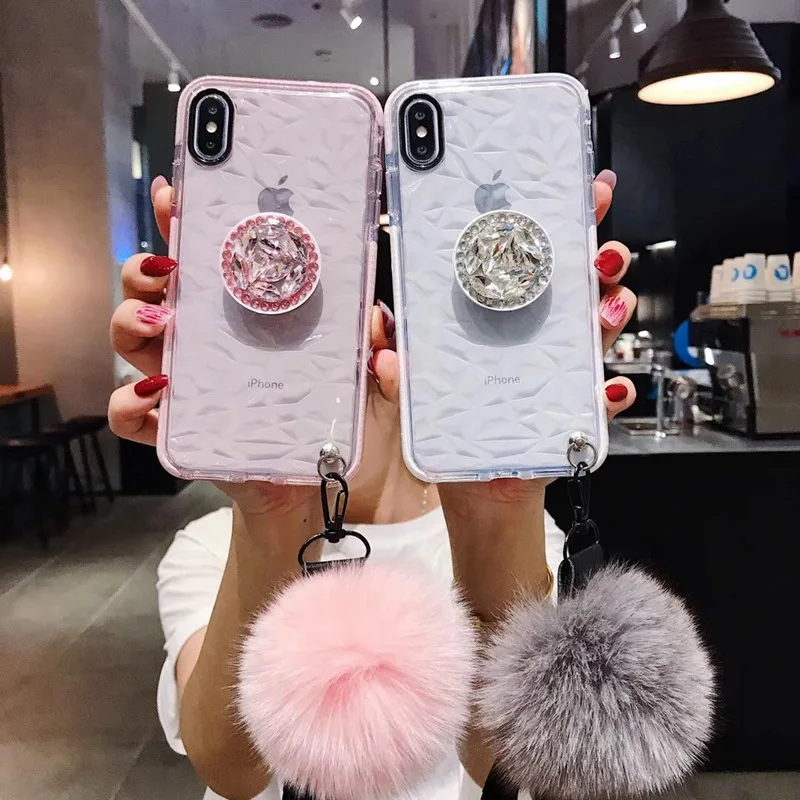 Чехол для Samsung S10 S9 S8 Plus A10 A20 M10 с фианитами|Бамперы| |