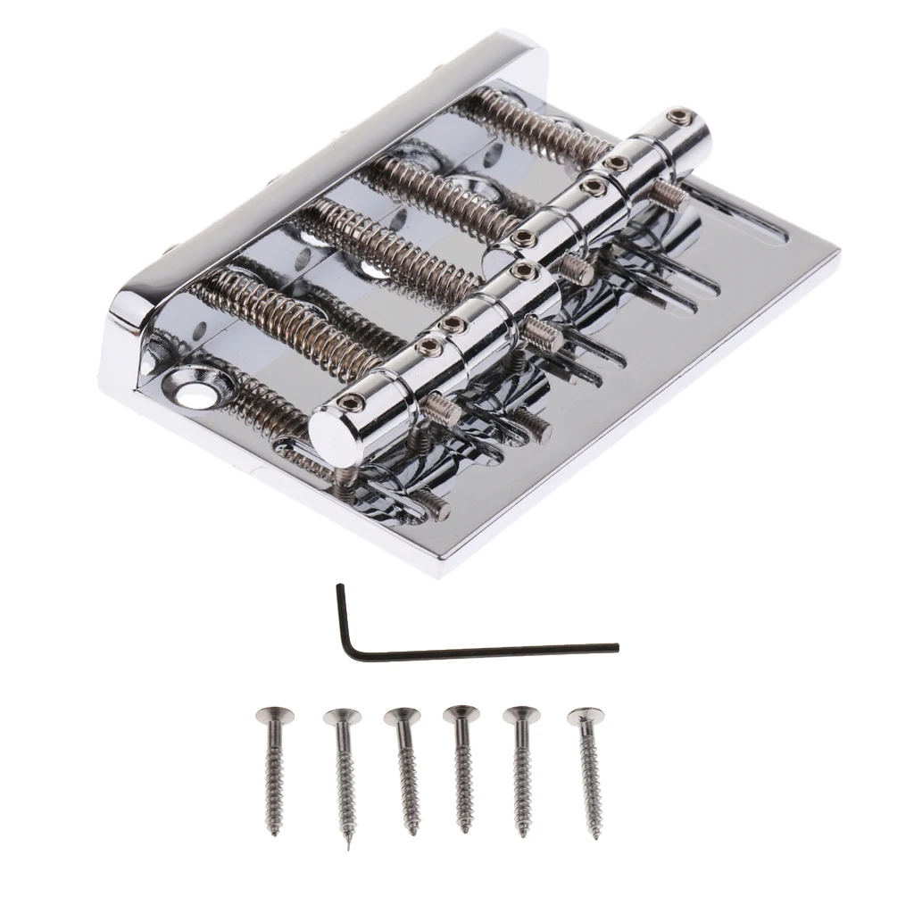 4 String Bass Bridge for Fender Precision Jazz Bass Replacement