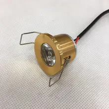 5 шт./лот мини-светильник под 31 мм шкаф Точечный светильник 1 Вт потолочный встраиваемый светильник AC85-265V светильник с регулируемой яркостью