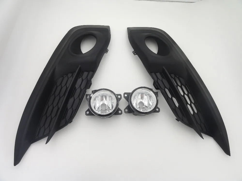 

1 Set Clear Bumper Fog Lights Lamp+Bezel Covers for HONDA CIVIC SEDAN 2016-2017