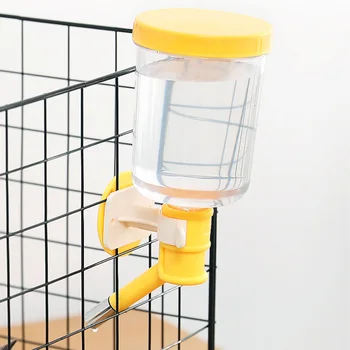 

600ML Plastic Pet Waterer Pet Automatic Feeder Pet Hanging Water Dispenser