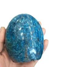 1 шт. 700 г-1000 г полированный необработанный натуральный синий полудрагоценный камень Апатит кварцевый кристалл камень для украшения