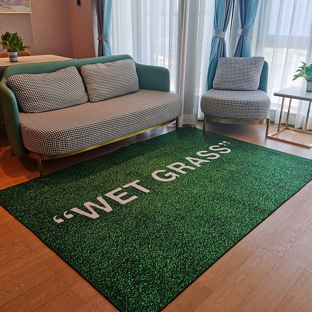 Permalink to WET GRASS Rug Carpet Living Room Decoration Carpet Bedroom Bedside Bay Window Area Rugs Sofa Floor Mat