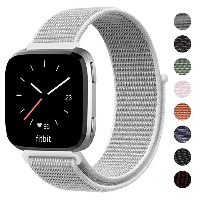 3 Сменный нейлоновый ремешок для Fitbit Versa2 2 дышащий регулируемый ремешок для часов с петлей для Fitbit Versa Lite умные часы - Цвет: 3