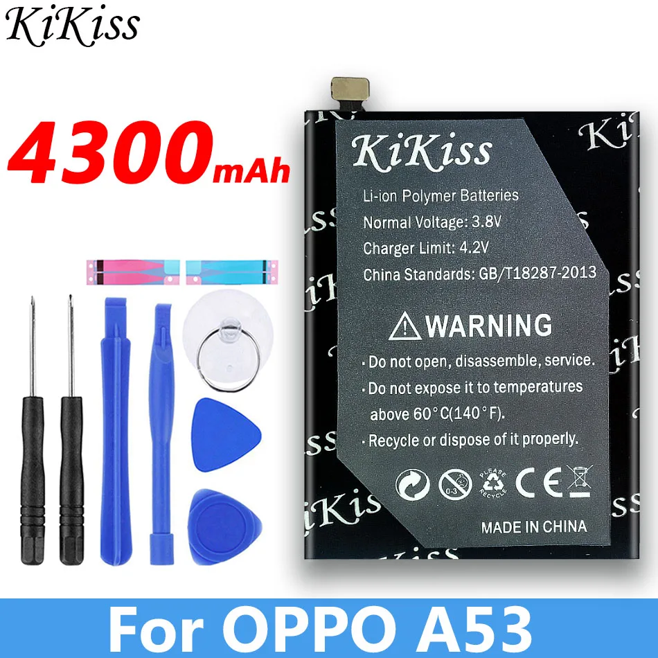 Литий полимерная аккумуляторная батарея BLP601 4300 мАч для смартфонов OPPO F1S A59 A59M A59S A53