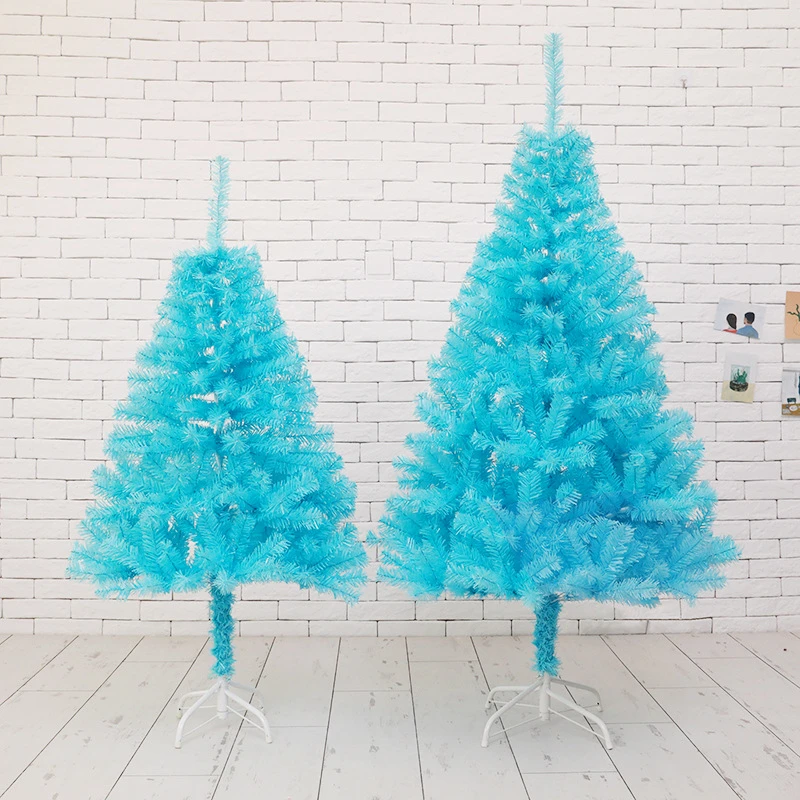21新クリスマスピンティファニーブルークリスマスツリーブルー0 6メートル裸木家族のクリスマスツリーホリデーパーティーの装飾セット Trees Aliexpress