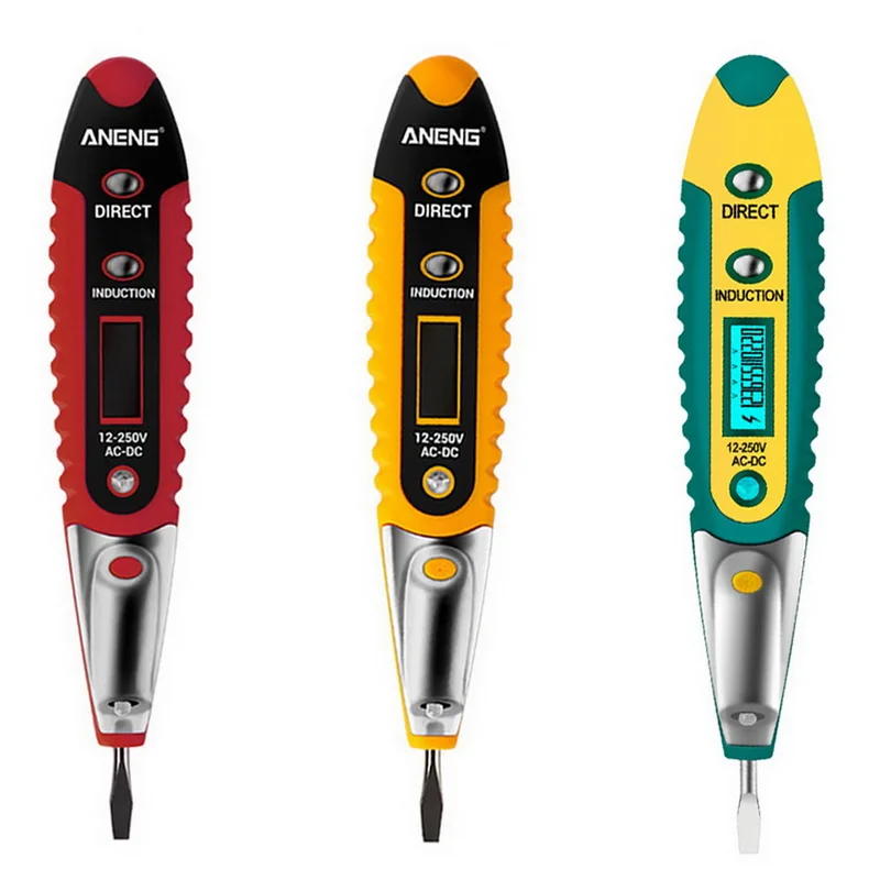 

New Digital Test Pencil Tester Electrical LCD Display Screwdriver Voltage Detector Test Pen AC DC 12-250V for Electrician Tools