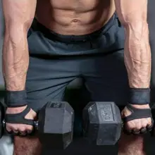 Домашние спортивные мужские и женские фитнес-тяжелая атлетика, противоскользящие перчатки для поднятия веса, перчатки для тренировки пальцев, для верховой езды, полужесткие бодибуи P7W6