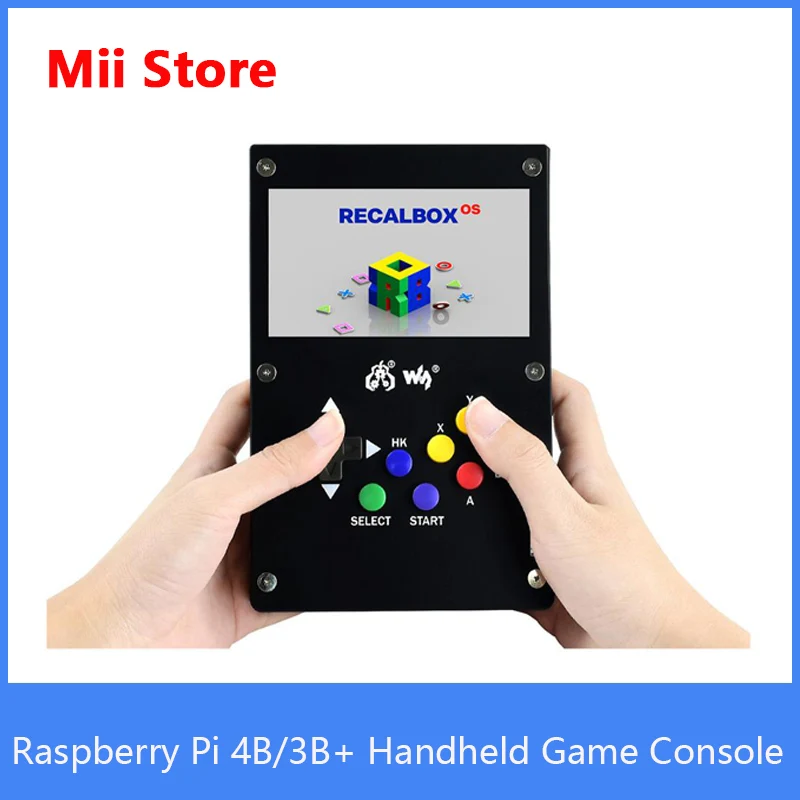 Raspberry Pi 4b/3b+ Handheld Game Console 4.3 Inch Module Gamepad Board Hat Starter Kit For Rpi