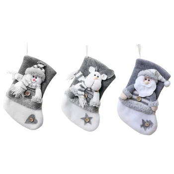 

Christmas Stocking Family Decoration Christmas Tree Decoration Santa Claus Elk Snowman Christmas Gift Bag