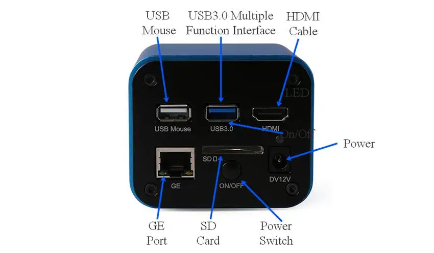 SONY imx334 4K Ultra HD UHD HDMI GE LAN 5G wifi USB 3,0 3840*2160 промышленный цифровой C крепление видео микроскоп камера