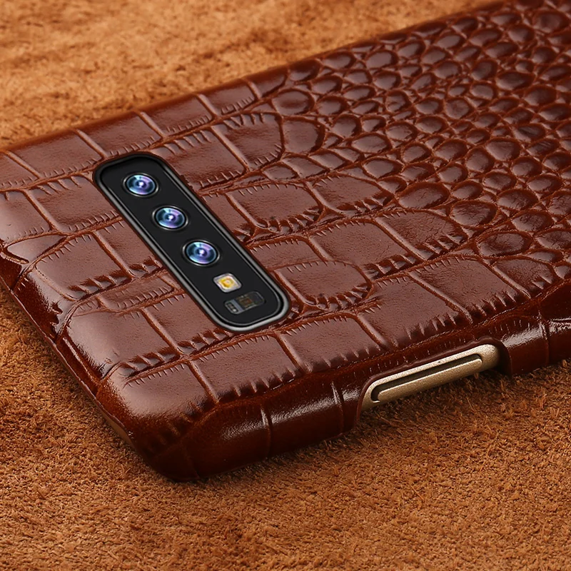Подлинный кожаный чехол для мобильного телефона для samsung galaxy S10 S10E S7 S8 S9 плюс A50 A70 A10 A8 A7 Примечание 10 плюс 9 8 Роскошный чехол