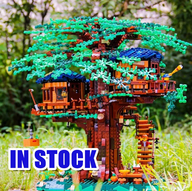 

New Tree House MOC Idea Series Compatible with Iego 21318 Building Blocks Bricks Educational Toys Christmas Gifts