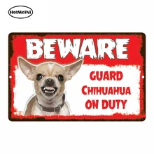 BEWARE CHIHUAHUA GUARD DOG Metal Aluminum Composite Sign