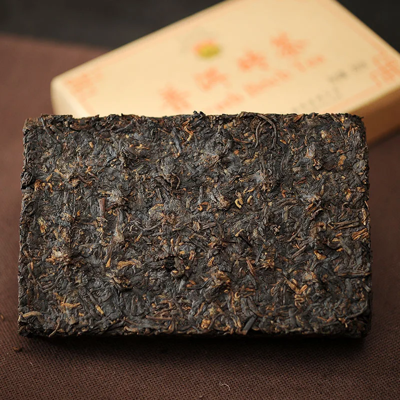 2019 XiaGuan BAO YAN Пуэр Кирпич Чай китайская диета для похудения 250g Шу Ripe|Чаедробильные