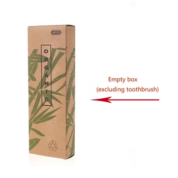 

Adult Bamboo Charcoal Toothbrush Kraft Paper Box Empty Toothbrush Box Environmental Packing Box Carbon Pattern packing box Hot