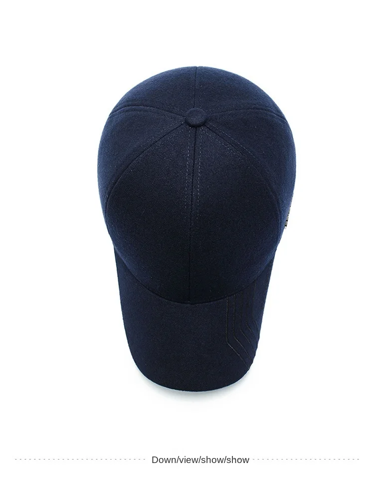 Men's Hat Autumn and Winter Wool Tweed Baseball Cap with Earflap Ear Protection Thickened Warm Fashion Dad Hat Trucker Cap 2021 Men's Hat Autumn and Winter Wool Tweed Baseball Cap with Earflap Ear Protection Thickened Warm Fashion Dad Hat Trucker Cap 2021