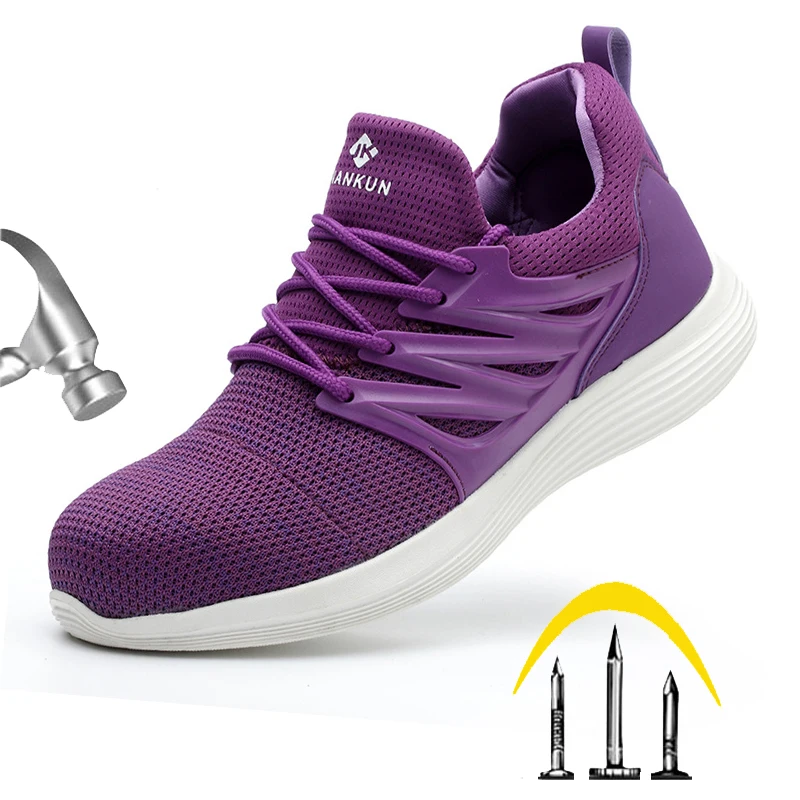 steel toe non slip sneakers